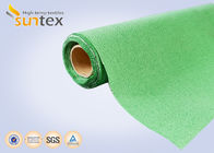 Thermal Insulation PU Coated Fiberglass Fabric / High Heat Resistant Fabric 1.2mm For Flexible Expansion Joint