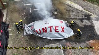 Ein Sprung in der Brandsicherheit von Elektrofahrzeugen: Erfolgreiche Live-Übung der Suntex-Brandschutzdecke