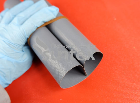 4. Silver Grey High-Temperature (550℃) PTFE-Coated Fiberglass Fabric for Wholesale