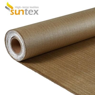 Professional EN-13501 Certified Fire Curtain Fabric with 550°C Temperature Resistance and 0.6mm Thickness for Fire Protection