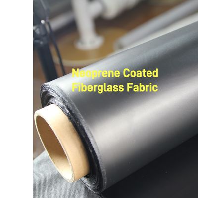 High Temperature Resistance Neoprene Coated Fiberglass Fabric with Water and Corrosion Resistance for Industrial Applications
