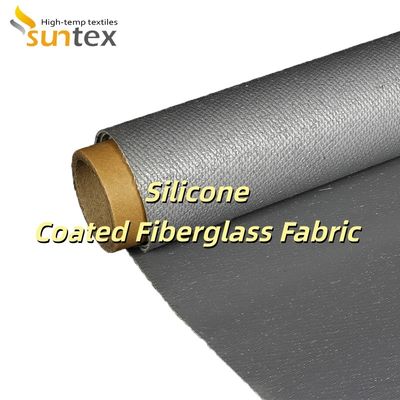 Weatherproof Anti-Aging Alkali Free Silicone Coated Fiberglass Fabric for High Temperature Applications