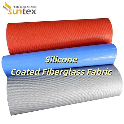 Fireproof Double Sided Silicone Coated Fiberglass Fabric with Sparks Resistance and Alkali Free Properties