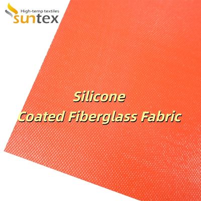 Flexible Weatherproof Water Repellent Silicone Coated Fiberglass Fabric for Thermal Barrier Applications