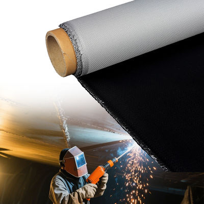 Fireproof Welding Blanket with 1800C Temperature Resistance and M0 Fire Rating - Polyurethane Coated Heavy Duty Welding Mat