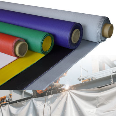 Double Sided Silicone Coated Fiberglass Fabric Alkali Free with 50 m / 100 m Roll Length for High Temperature Resistance