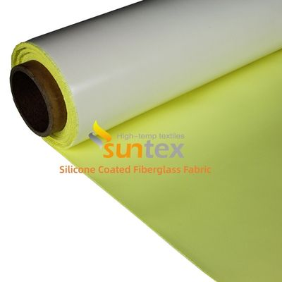 E-Glass Silicone Coated Fiberglass Fabric for Thermal Insulation and Safety in Cutting Process