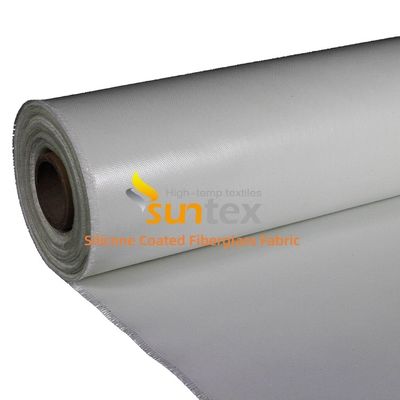 Fireproof Silicone Coated Fiberglass Fabric with Corrosion Resistance and Water Repellent Properties in 50 m / 100 m Rolls
