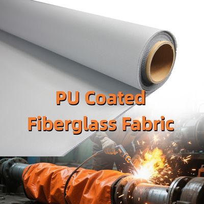 PU Coated Fiberglass Fabric Welding Blanket with 460 g/sqm Weight 0.41 mm Thickness and Multiple Width Options