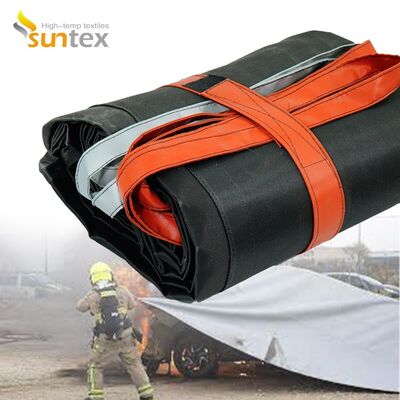 550℃/1000℃ Thermal Resistant EV Fire Blanket: Heavy-Duty, Quick-Deploy, Oxygen-Smothering