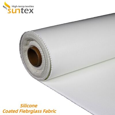 Fireproof Grey Silicone Coated Fiberglass Cloth