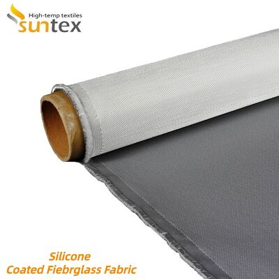 Fireproof Silicone Coated Fiberglass Fabric with High Temperature Stability and Chemical Resistance for Protective Clothing