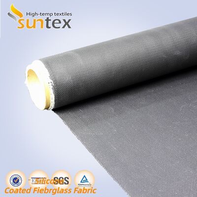 Fireproof Silicone Coated Fiberglass Fabric with Chemical Corrosion and Weather Aging Resistance for Industrial Use