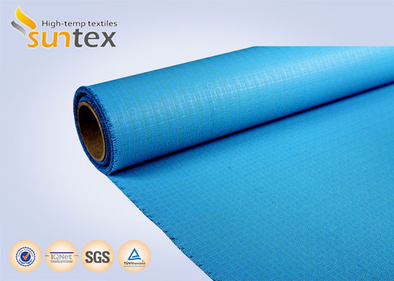 850g/m2 Fireproof High Temperature Resistant Silicone Coated Fiberglass Fabric High Silica Fiberglass Cloth
