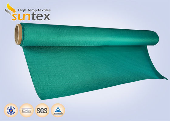 Acrylic Coated Fire Resistant Fiberglass Fabric with 550 Degree C Temperature Resistance for Welding Blankets Easy to Sew and Cut