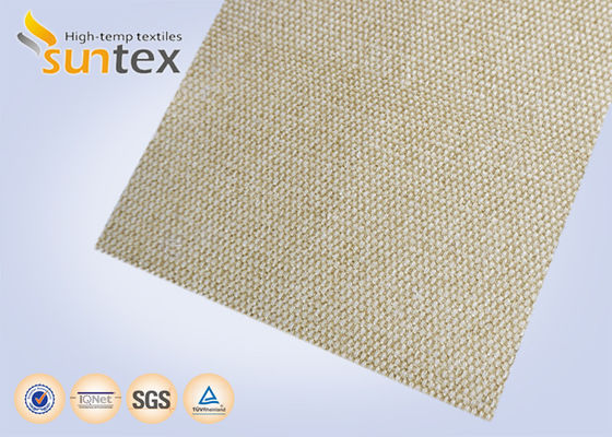 Vermiculite Coated Fiberglass Fabric 1200°C Fireproof Thermal Insulation