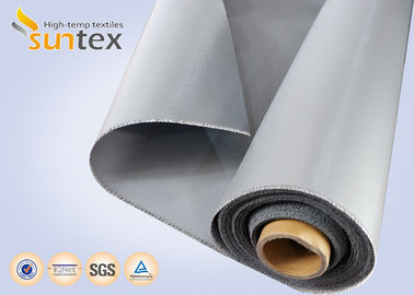 High Temperature Silicone Fabric Fire Resisting Silicone Coated Fiberglass Cloth Fire-Resistant Fiber Fabric