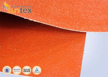 High Temperature Silicone Fabric Fire Resisting Silicone Coated Fiberglass Cloth Fire-Resistant Fiber Fabric