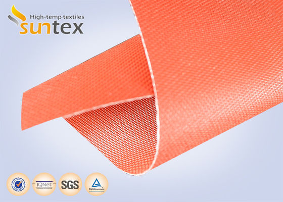 High Temperature Resistance Fire Retardant Alkali Free Silicone Coated Fiberglass Fabric for Welding Blankets