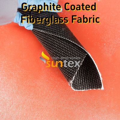 High Temperature Fiberglass Cloth Fire Resistant Fabric with 750℃ Temperature Resistance and Excellent Abrasion Resistance in Black Plain Weave