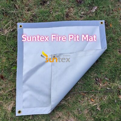 550C Heat Resistant Fire Pit Mat with Customizable Size and Multi-Layer Structure for Outdoor Grill Protection