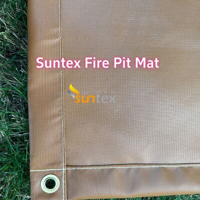 550C Heat Resistant Fire Pit Mat with Customizable Size and Multi-Layer Structure for Grill Protection