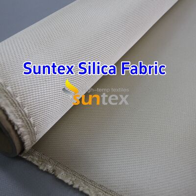 High Temperature Resistant High Silica Fiberglass Cloth 18 oz/sqy with 1000℃ 1800℉ Heat Protection