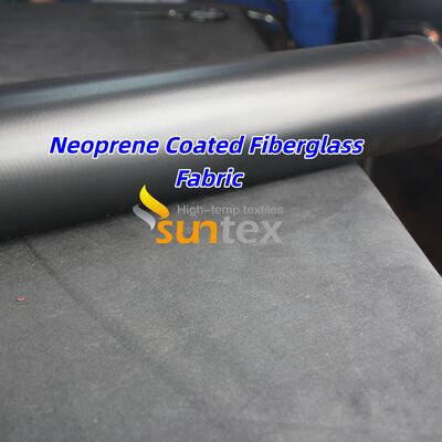 High Temperature Resistance Flame Retardant Neoprene Coated Fiberglass Fabric for Chemical Resistant Applications