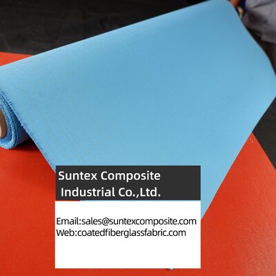 Silicone Rubber Coated Fiberglass Fabric with 4H Satin Weave, 0.1mm to 3mm Thickness, and -50°C to 550°C Temperature Resistance