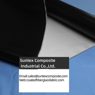 High Temperature Resistance Fire Proof Silicone Coated Fiberglass Fabric with 4H Satin Weave
