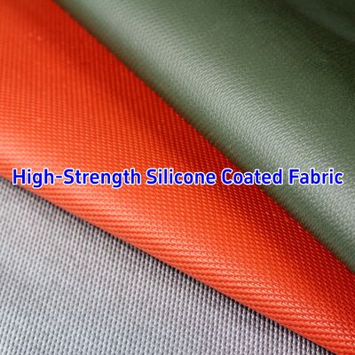 Heat Resistant Fireproof High Strength Silicone Coated Fiberglass Fabric for Thermal Insulation