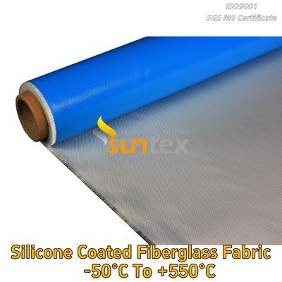 Different Colors High Temperature Thermal Insulation Fireproof Silicone Rubber Coated Fiberglass Fabric