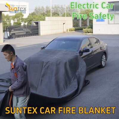 Suntex High Quality Large Electric Vehicle EV Fire Blanket Roll Made of Durable Fiberglass