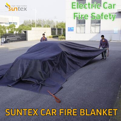 6*9M EV Car Fire Blanket 19.8*26 Ft Car Fire Blanket Fiberglass Cloth Roll