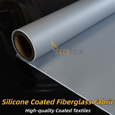 Fire Retardant Double Sided Silicone Coated Fiberglass Fabric for Heat Insulation Applications