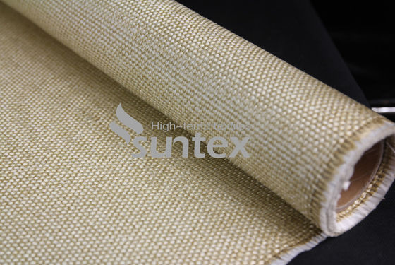 Vermiculite Coated High Temperature Fiberglass Cloth Suitable For Welding Blankets Fire Barriers And High Temperature Insulation Applications