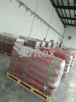 Ausgezeichnetes chemisches beständiges silikonumhülltes Fiberglas-Gewebe-dauerhafter Fiberglas-Stoff für feuerverzögernden Vorhang