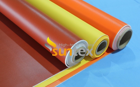 Wärmedämmungs-silikonumhüllter Faser-Glas-Gewebe-Stoff für umfassende Platten-Abdeckung