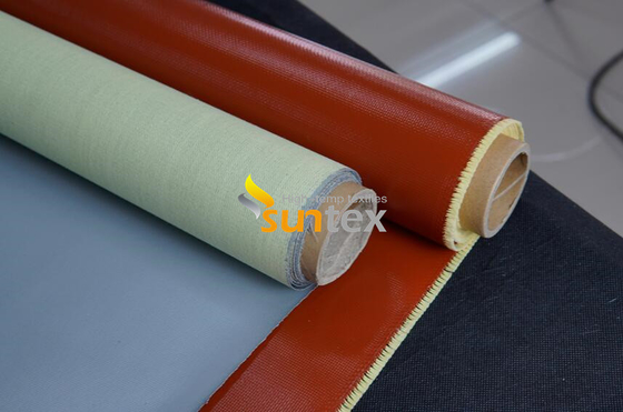 Fiberglas-silikonumhülltes flammhemmendes Gewebe für Vorhang