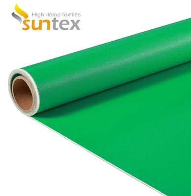 High Performance Fire Curtain Fabric with 550°C Temperature Resistance, 0.6mm Thickness, and EN-13501 Certification
