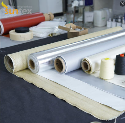 Silikon-Stoff-Material der hohen Temperatur 1000c beständiges für überzogenes Fiberglas-Gewebe