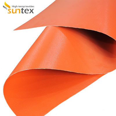 White Fireproof Silicone Rubber Coated Fiberglass Cloth High Temperature Resistance  Waterproof  Material Fiberglass Fabric