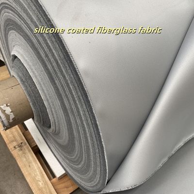 Silicone Coated Fiberglass Fabric Fireproof Heat Resistant 850g/m2