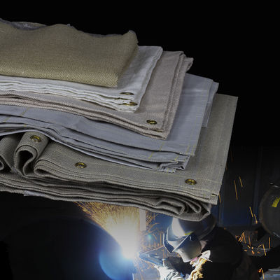 Fiberglass Welding Blanket Fire Resistant Thermal Insulation 550C