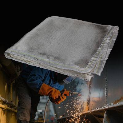 Vermiculite Coated Fiberglass Fabric   Fireproof Thermal Insulation