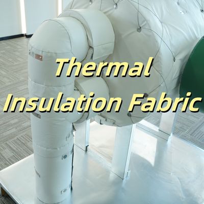 Silicone Rubber Coated Thermal Insulation Fabric for Customizable Removable Insulation Jackets with 1000°C Temperature Resistance and Water Oil Resistance