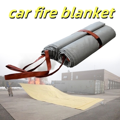Graue Branddecke für Elektrofahrzeuge mit 550°C Wärmebeständigkeit
