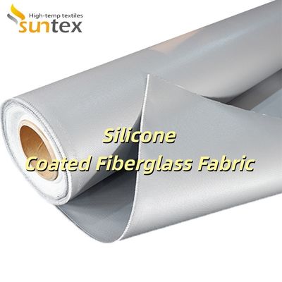 Durable Anti-Aging Silicone Coated Fiberglass Fabric with Corrosion Resistance and Weatherproof Properties