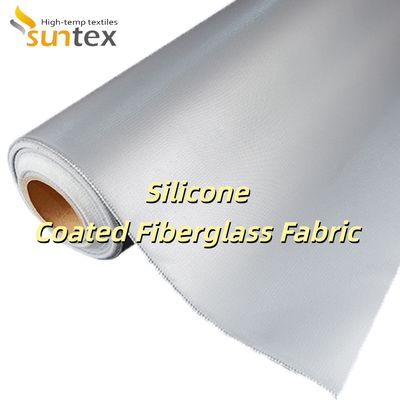 Durable Anti-Aging Silicone Coated Fiberglass Fabric with Corrosion Resistance and Weatherproof Properties