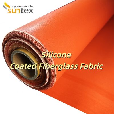 0.3 mm Thickness 400 g/sqm Weight Silicone Coated Fiberglass Fabric with 1 / 1.2 / 1.5 meter Width